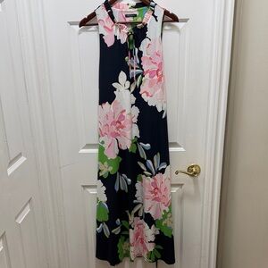 Tommy Hilfiger Floral Maxi Dress - Pink, Green, and Navy